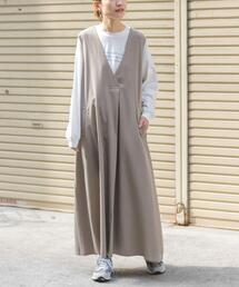 FORK&SPOON（フォークアンドスプーン）の「FORK&SPOON フロントタックフレアワンピース（ワンピース）」