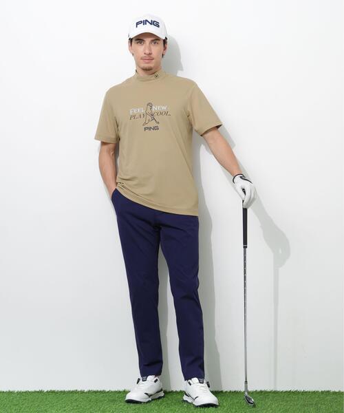 PING(ピン)の「【PING APPAREL】Mr.PINGプリント半袖ハイネックシャツ(Tシャツ/カットソー・メンズ・ホワイト/ベージュ/ネイビー/レッド・LL1/L/LL/M/S)」の19枚目の写真