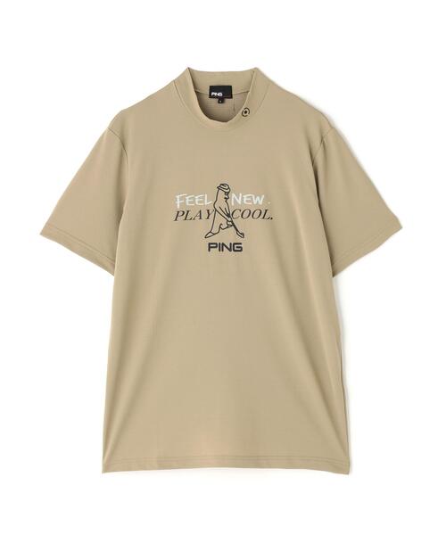 PING(ピン)の「【PING APPAREL】Mr.PINGプリント半袖ハイネックシャツ(Tシャツ/カットソー・メンズ・ホワイト/ベージュ/ネイビー/レッド・LL1/L/LL/M/S)」の20枚目の写真