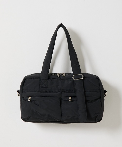 COLONY 2139（コロニートゥーワンスリーナイン）の「マルチポケットボストンバッグ（ボストンバッグ・メンズ・カーキ/ブラック・FREE）」の4枚目の写真