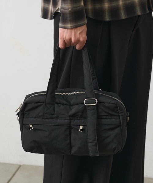 COLONY 2139（コロニートゥーワンスリーナイン）の「マルチポケットボストンバッグ（ボストンバッグ・メンズ・カーキ/ブラック・FREE）」の5枚目の写真