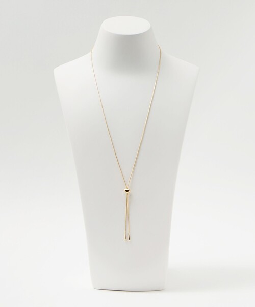 green label relaxing（グリーンレーベルリラクシング）の「シズクエンド スライドパーツ ネックレス（ネックレス・レディース・シルバー/ゴールド・FREE）」の9枚目の写真