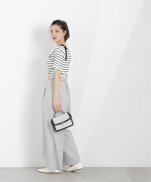 PROPORTION BODY DRESSING（プロポーションボディドレッシング）の「チェーン付きワイドパンツ / 1216130300（その他パンツ・レディース・ベージュ/ダークグレー/グレー・MEDIUM/P/S/SMALL）」の9枚目の写真