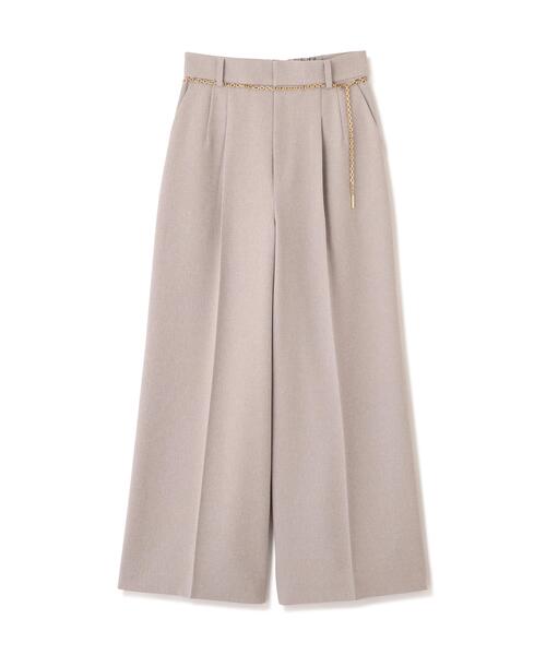 PROPORTION BODY DRESSING（プロポーションボディドレッシング）の「チェーン付きワイドパンツ / 1216130300（その他パンツ・レディース・ベージュ/ダークグレー/グレー・MEDIUM/P/S/SMALL）」の21枚目の写真