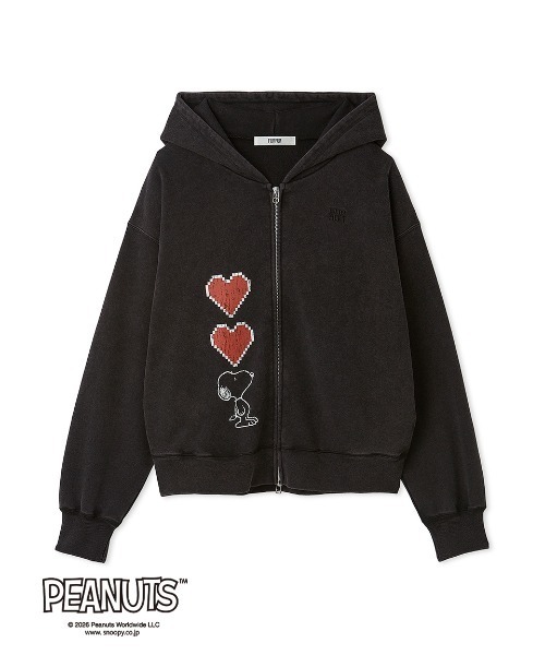 FURFUR(ファーファー)の「スヌーピーコラボルーズシルエットパーカー(パーカー・レディース・ブラック/ブルー/ホワイト・F)」の14枚目の写真