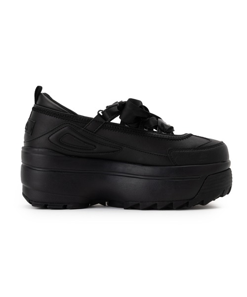 FILA(フィラ)の「DISRUPTOR WEDGE BALLET(スニーカー・レディース・ブラック・26.0cm/25.5cm/25.0cm/24.5cm/24.0cm/23.5cm/23.0cm)」の5枚目の写真