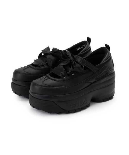 FILA(フィラ)の「DISRUPTOR WEDGE BALLET(スニーカー・レディース・ブラック・26.0cm/25.5cm/25.0cm/24.5cm/24.0cm/23.5cm/23.0cm)」の8枚目の写真