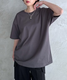 WEB限定/ジミレスルーズT 【汗染み防止/吸水速乾/撥水】