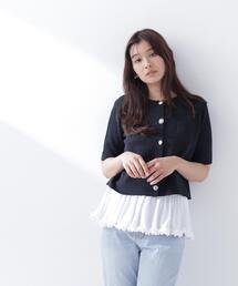 NATURAL BEAUTY BASIC（ナチュラルビューティーベーシック）の「【Oggi.jp掲載】◇アソートボタンニットジャケット（カーディガン/ボレロ）」