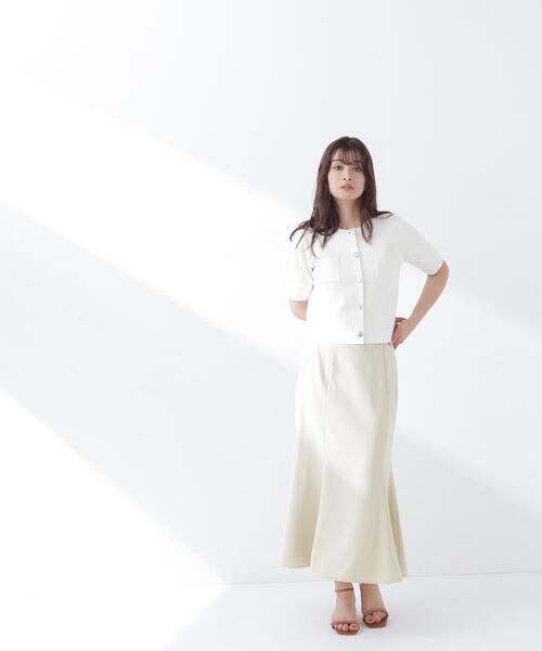 NATURAL BEAUTY BASIC(ナチュラルビューティーベーシック)の「【Oggi.jp掲載】◇アソートボタンニットジャケット(カーディガン/ボレロ・レディース・ライトグリーン/オフホワイト/ネイビー/ブラック・FREE)」の20枚目の写真