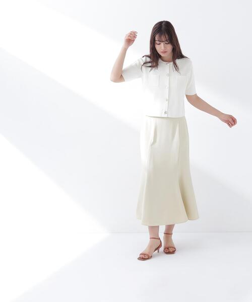 NATURAL BEAUTY BASIC(ナチュラルビューティーベーシック)の「【Oggi.jp掲載】◇アソートボタンニットジャケット(カーディガン/ボレロ・レディース・ライトグリーン/オフホワイト/ネイビー/ブラック・FREE)」の22枚目の写真