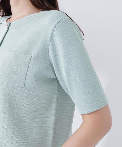NATURAL BEAUTY BASIC(ナチュラルビューティーベーシック)の「【Oggi.jp掲載】◇アソートボタンニットジャケット(カーディガン/ボレロ・レディース・ライトグリーン/オフホワイト/ネイビー/ブラック・FREE)」の6枚目の写真