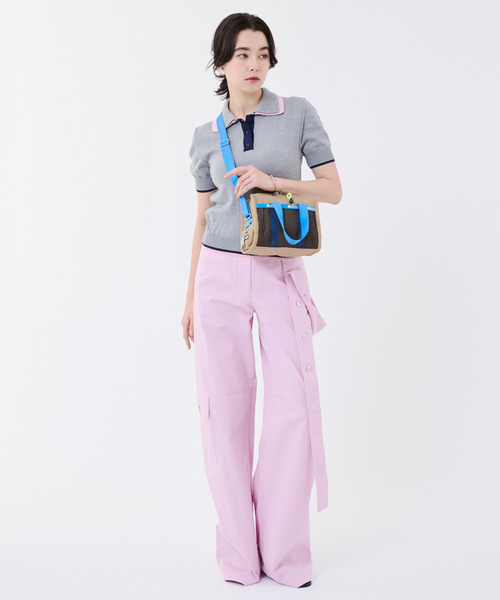 LeSportsac(レスポートサック)の「MSGM METRO XBODY メトロカーキ/ブルー(ショルダーバッグ・レディース・ベージュ・FREE)」の13枚目の写真