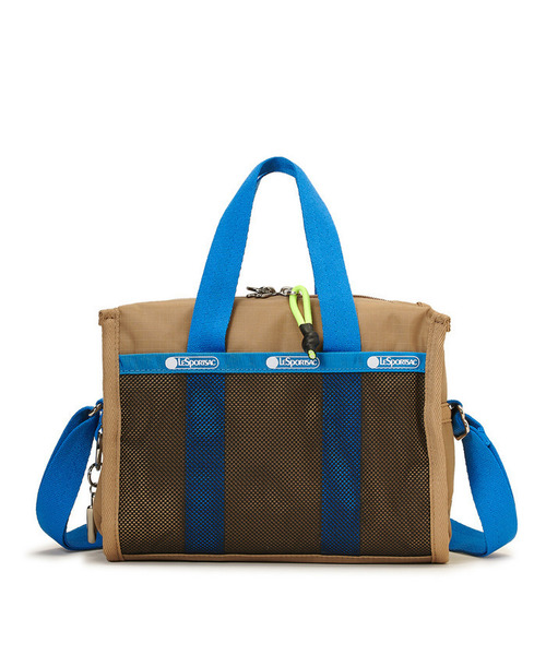 LeSportsac(レスポートサック)の「MSGM METRO XBODY メトロカーキ/ブルー(ショルダーバッグ・レディース・ベージュ・FREE)」の4枚目の写真