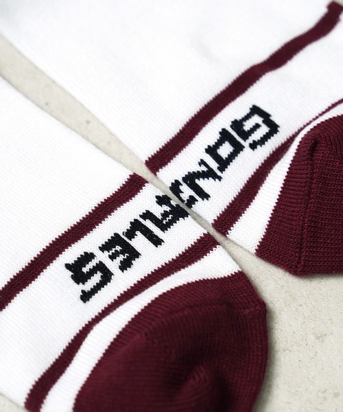 Mark Gonzales（マーク・ゴンザレス）の「"02"≪Mark Gonzales≫3足セット ライン ロークルーソックス（ソックス/靴下・メンズ・ホワイト系1/ブラック系2/ブラック系1/ホワイト系2・25cm～27cm）」の19枚目の写真