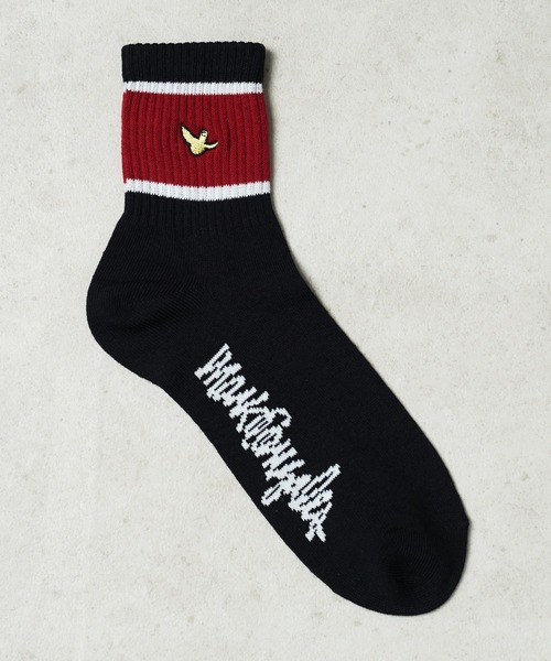 Mark Gonzales（マーク・ゴンザレス）の「"02"≪Mark Gonzales≫3足セット ライン ロークルーソックス（ソックス/靴下・メンズ・ホワイト系1/ブラック系2/ブラック系1/ホワイト系2・25cm～27cm）」の15枚目の写真