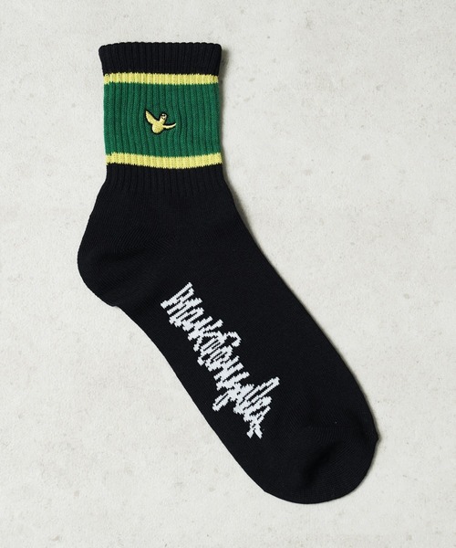 Mark Gonzales（マーク・ゴンザレス）の「"02"≪Mark Gonzales≫3足セット ライン ロークルーソックス（ソックス/靴下・メンズ・ホワイト系1/ブラック系2/ブラック系1/ホワイト系2・25cm～27cm）」の14枚目の写真