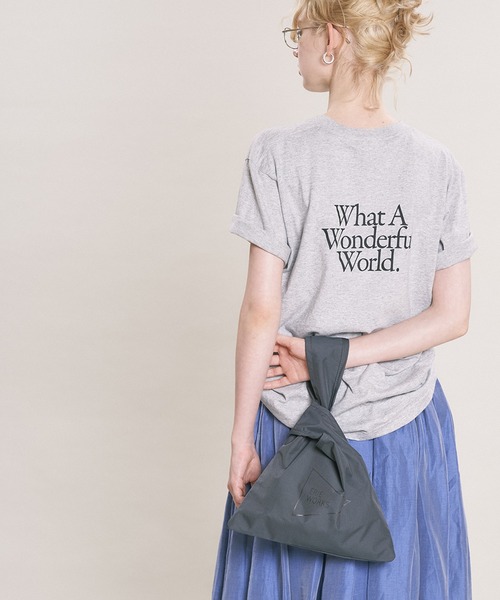 Drifter(ドリフター)の「【ERIE WORKS】Box-cut T-shirt/ボックスカットTシャツ(Tシャツ/カットソー・レディース・ホワイト/チャコール/ヘザーグレー・MEDIUM/LARGE)」の3枚目の写真