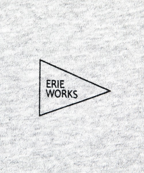 Drifter(ドリフター)の「【ERIE WORKS】Box-cut T-shirt/ボックスカットTシャツ(Tシャツ/カットソー・レディース・ホワイト/チャコール/ヘザーグレー・MEDIUM/LARGE)」の9枚目の写真