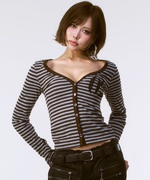 EYEER（イワイイアル）の「◇EYEER◇ブランド直輸入正規品/02 ロゴ ボタン ロング スリーブ 02 LOGO BUTTON LONG SLEEVE（Tシャツ/カットソー）」