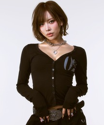 EYEER（イワイイアル）の「◇EYEER◇ブランド直輸入正規品/02 ロゴ ボタン ロング スリーブ 02 LOGO BUTTON LONG SLEEVE（Tシャツ/カットソー）」