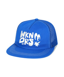 WKNDRS（ウィーキャンドース）の「EYES TRUCKER CAP (BLUE)（キャップ）」