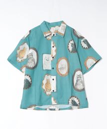 【Revo.】ヴィンテージキャットプリント SS シャツ