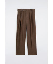 COS（コス）の「ベルト付き ワイドレッグパンツ  - リネンブレンド素材（スラックス）」