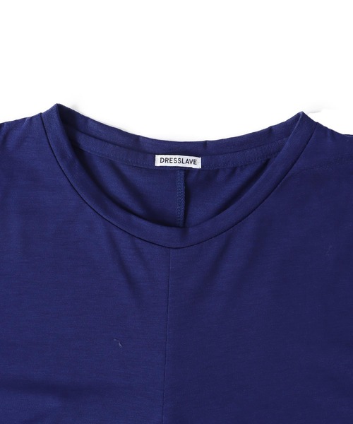 DRESSLAVE(ドレスレイブ)の「drape sleeve pullover(ドレープスリーブプルオーバー)(Tシャツ/カットソー・レディース・ホワイト/ブルー・38)」の13枚目の写真
