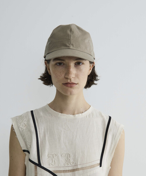 La Maison de Lyllis（メゾンドリリス）の「La Maison de Lyllis/ラ メゾン ド リリス SKYCAP / 2261021 / キャップ（ハット・レディース・グリーン/ブラック・ONE SIZE）」の4枚目の写真