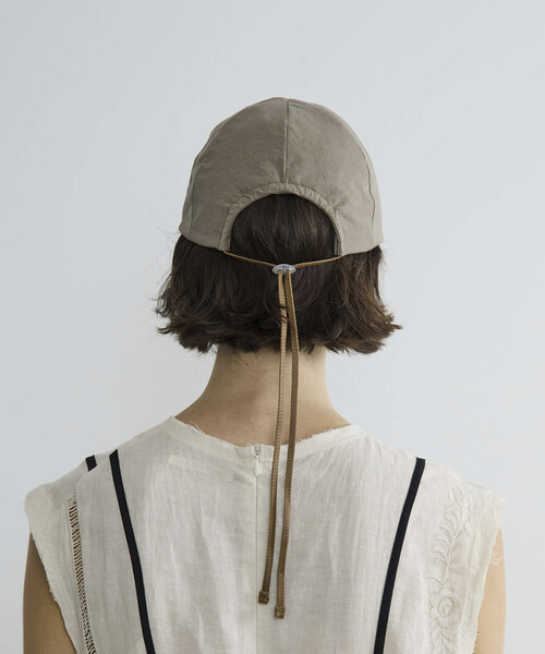 La Maison de Lyllis（メゾンドリリス）の「La Maison de Lyllis/ラ メゾン ド リリス SKYCAP / 2261021 / キャップ（ハット・レディース・グリーン/ブラック・ONE SIZE）」の5枚目の写真