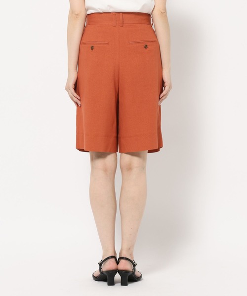 mysty woman(ミスティウーマン)の「タックハーフパンツ 666536(その他パンツ・レディース・ダークオレンジ/ブラック/ベージュ・SMALL/MEDIUM)」の17枚目の写真