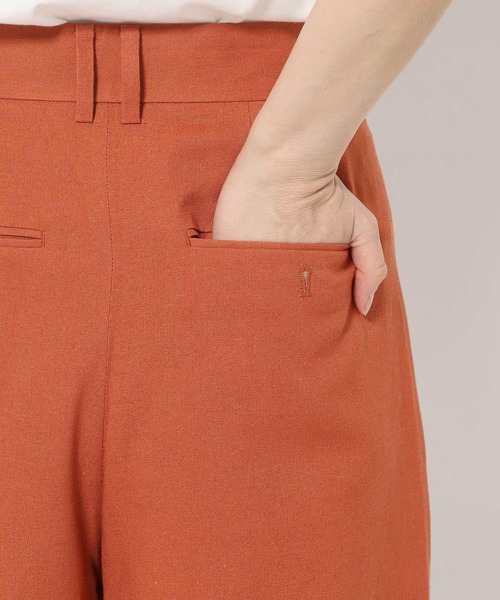 mysty woman(ミスティウーマン)の「タックハーフパンツ 666536(その他パンツ・レディース・ダークオレンジ/ブラック/ベージュ・SMALL/MEDIUM)」の22枚目の写真