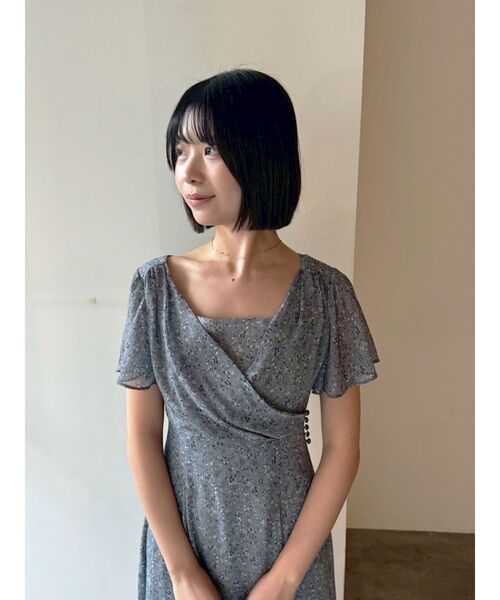 LAGUNAMOON(ラグナムーン)の「フローラルカシュクールワンピース 【夏服】(ワンピース・レディース・イエロー/ブルー・SMALL/MEDIUM)」の9枚目の写真