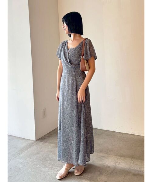 LAGUNAMOON(ラグナムーン)の「フローラルカシュクールワンピース 【夏服】(ワンピース・レディース・イエロー/ブルー・SMALL/MEDIUM)」の10枚目の写真