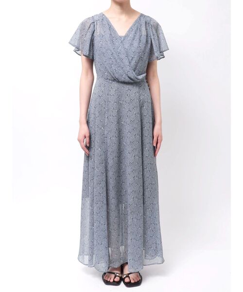 LAGUNAMOON(ラグナムーン)の「フローラルカシュクールワンピース 【夏服】(ワンピース・レディース・イエロー/ブルー・SMALL/MEDIUM)」の12枚目の写真