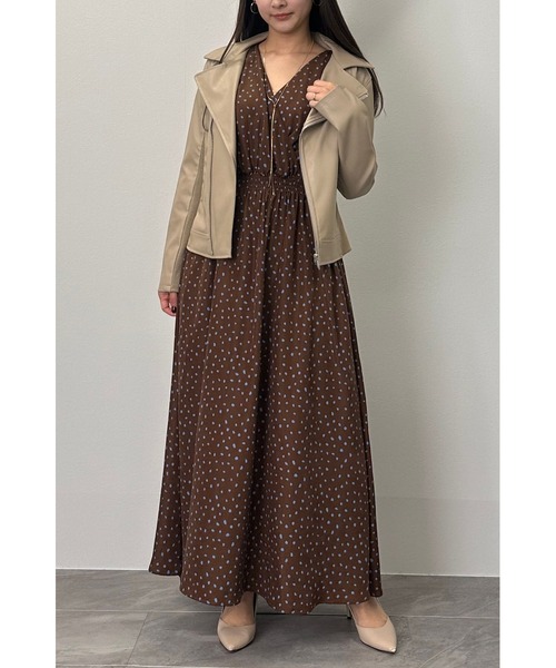 M.deux(エムドゥ)の「プリントカシュクール女神ワンピース(ワンピース・レディース・ブラウン/ブラック/オフホワイト・MEDIUM)」の19枚目の写真