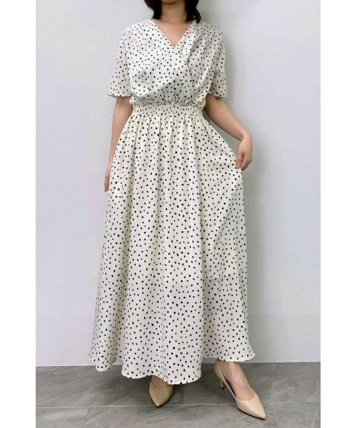 M.deux(エムドゥ)の「プリントカシュクール女神ワンピース(ワンピース・レディース・ブラウン/ブラック/オフホワイト・MEDIUM)」の21枚目の写真