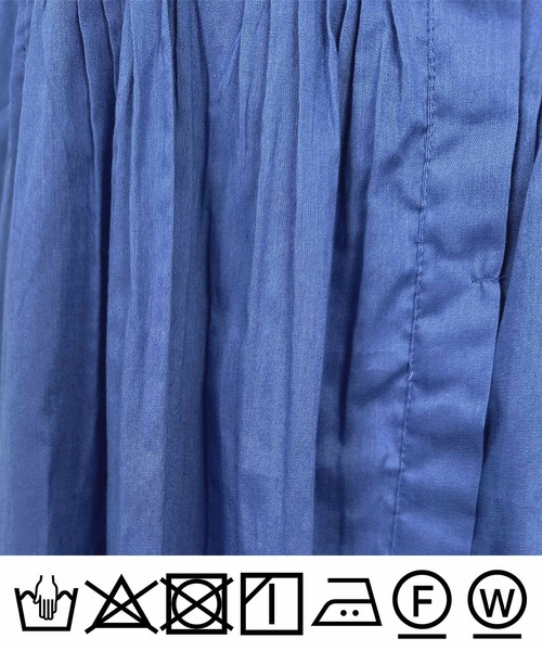 Lo-Fi(ローファイ)の「【WEB限定】インドコットンピンタックワンピース(ワンピース・レディース・レッド/ブルー・M)」の22枚目の写真