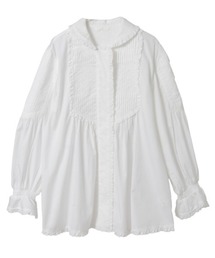 INGEBORG（インゲボルグ）の「【INGEBORG Blanche (インゲボルグ ブランシェ)】タックブラウス（シャツ/ブラウス）」