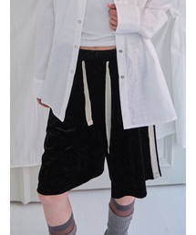 MUWM（ムオン）の「ギャラクシー ジャージ ショーツ (ブラック)（その他パンツ）」