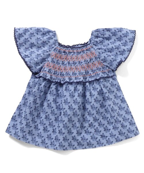 Seraph（セラフ）の「エスニック柄ブラウス（シャツ/ブラウス・キッズ・マスタード/ブルー・110/120/130/140/100/90/80）」の2枚目の写真