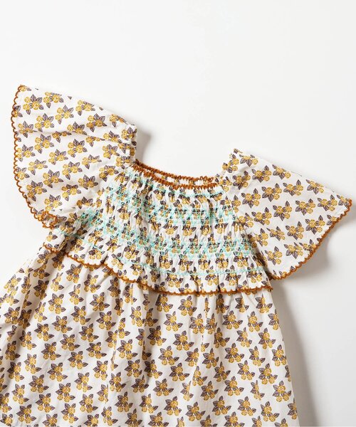 Seraph（セラフ）の「エスニック柄ブラウス（シャツ/ブラウス・キッズ・マスタード/ブルー・110/120/130/140/100/90/80）」の4枚目の写真