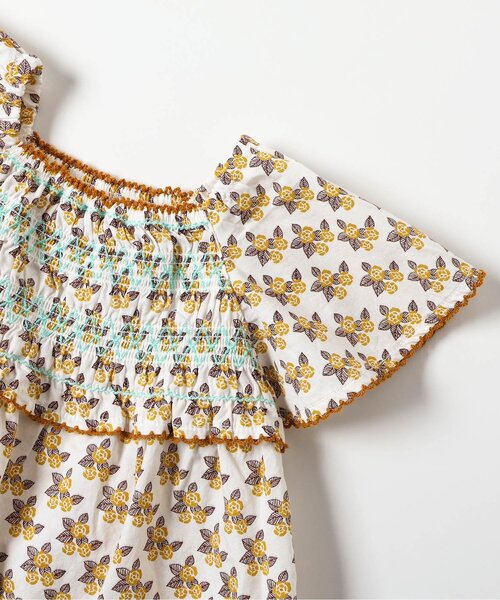 Seraph（セラフ）の「エスニック柄ブラウス（シャツ/ブラウス・キッズ・マスタード/ブルー・110/120/130/140/100/90/80）」の5枚目の写真