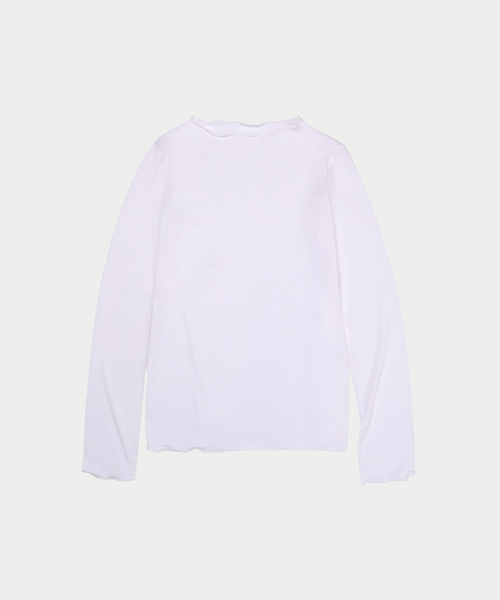 YEARNING（イヤニング）の「MOCK NECK LONG SLEEVE TOP, IVORY（Tシャツ/カットソー・レディース・その他・FREE）」の2枚目の写真