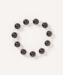 con affetto(original)（コン アフェット）の「ガーネット×水晶ブレスレット（ブレスレット）」