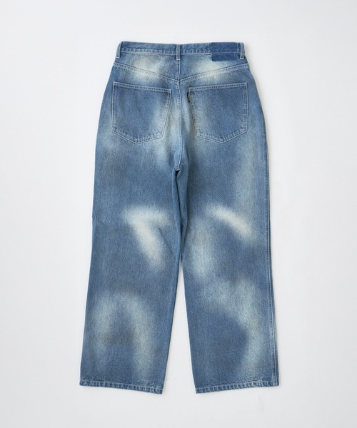 ADAM PATEK(アダムパテック)の「【ADAM PATEK】aged finish denim pant デニムパンツ(デニムパンツ・メンズ・ブラック/ブルー・3/2/1)」の4枚目の写真