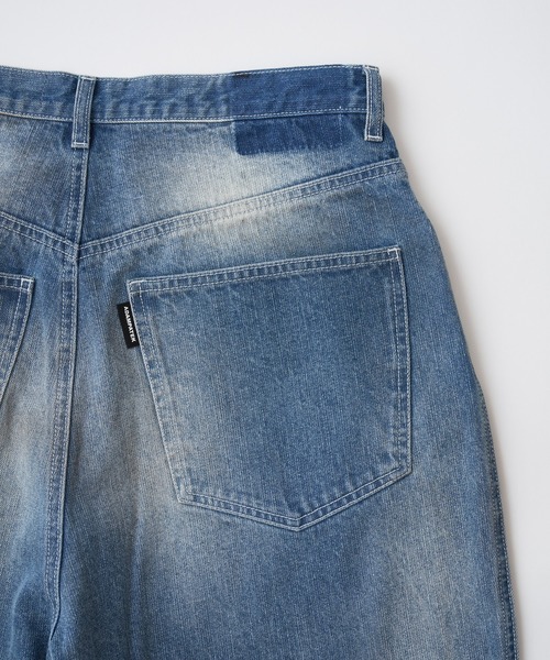 ADAM PATEK(アダムパテック)の「【ADAM PATEK】aged finish denim pant デニムパンツ(デニムパンツ・メンズ・ブラック/ブルー・3/2/1)」の6枚目の写真