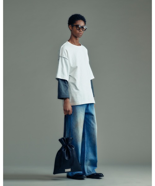 ADAM PATEK(アダムパテック)の「【ADAM PATEK】aged finish denim pant デニムパンツ(デニムパンツ・メンズ・ブラック/ブルー・3/2/1)」の10枚目の写真