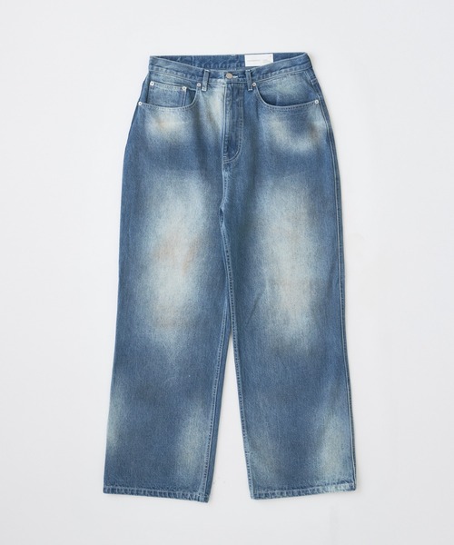 ADAM PATEK(アダムパテック)の「【ADAM PATEK】aged finish denim pant デニムパンツ(デニムパンツ・メンズ・ブラック/ブルー・3/2/1)」の14枚目の写真
